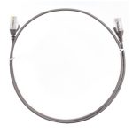 8ware CAT6 Ultra Thin Slim Cable 15m - Grey Color Premium RJ45 Ethernet Network LAN UTP Patch Cord 26AWG for Data
