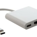 Astrotek USB 3.1 Type-C USB-C to USB-C HDMI USB-A Hub Adapter Converter Cable Male to Female 4K 30Hz for Apple MacBook Chromebook Pixel