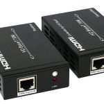 Astrotek HDMI Extender over RJ45 CAT5 CAT6 LAN Ethernet Network Converter Splitter for Foxtel Support 40m 4Kx 2K@30hz or 70m 1080p - a pair