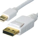 Astrotek 1m Mini DisplayPort DP to DisplayPort DP Converter Cable - Thunderbolt Male to Male DP for MacBook Pro Mac Air Microsoft Surface 2/3/4