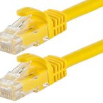 Astrotek Cat6 Cable 0.5m/50cm – Yellow Color Premium Rj45 Ethernet Network Lan Utp Patch Cord 26awg Cu (AT-RJ45YELU6-05M)