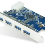 Astrotek 4x Ports USB 3.0 PCIe PCI Express Add-on Card Adapter 5Gbps Windows XP/7/8/10 Server 2008 & later Renesas 720201 Chipset Full Height
