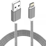 Astrotek 2m USB Lightning Data Sync Charger Grey White Color Cable for iPhone X 9 8 7S 7 Plus 6S 6 Plus 5 5S iPad Air Mini iPod