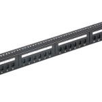 Astrotek 24 Ports UTP Patch Panel CAT6 RJ45 for 19' 1RU Rack Mount Data Network Cabinet Server PCB Type 110/Krone 3U' Black
