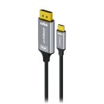 mbeat ® Tough Link 1.8m 16k Usb-c To Dp Cable – Space Grey 40gbps Usb-c (male) To Displayport 2.1 (male) (MB-XCB-16KUCD18)