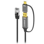 mbeat (ls) Mbeat® Tough Link 3m Usb & Usb-c To Rj45 Ethernet Cable – Space Grey (MB-XCB-UCN30)
