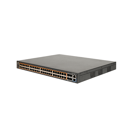 cnMatrix EX2052-P, Intelligent Ethernet PoE+ Switch, 48 1G and 4 SFP+ Fixed 540w PSU - Image 2