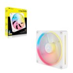 Corsair iCUE LINK LX140-R RGB 140mm PWM Reverse Fan Expansion Single Pack - White: 90.6 CFM, 2000 RPM, 38.3 dBA, 0.45A, Static Pressure, Magnetic Dome