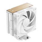 DeepCool AK400 G2 WH Wood Grain Top Cover CPU Cooler 4 Heat Pipes 4-pin PWM Hydro Bearing Intel LGA1851 1700 1200 115x AMD AM5 AM4