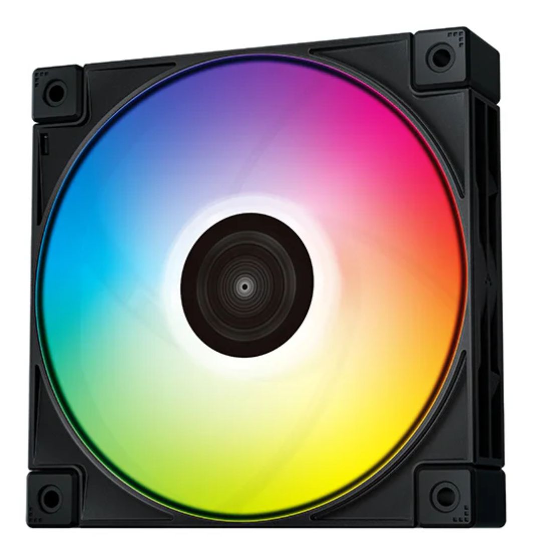 DeepCool FC120 120mm Performance RGB PWM Cooling Fan with Daisy Chainable Cable and RGB Power Interconnect