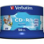 CD-R 80Min 50Pk WHT InkJet 52x
