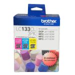 Brother Lc133 Colour Value Pack, 1x Cyan 1x Megenta 1x Yellow (LC-133CL-3PK)