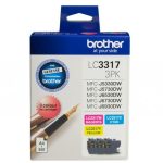 Brother Lc-3317 Colour Value Pack 1xcyan 1x Magenta 1x Yellow (COB-LC33173PK)