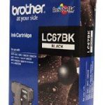 Brother Black Ink Cartridge- Dcp-385c/395cn/585cw/6690cw/j715w, Mfc-490cw/5490cn/5890cn/6490cw/6890cdw/790cw/795cw/990cw- Up To 450 Pa (LC-67BK)