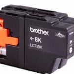 Brother LC-73 Black Ink Cartridge Twin Pack-DCP-J525W/J725DW/J925DW, MFC-J6510DW/J6710DW/J6910DW/J5910DW/J430W/J432W/J625DW/J825DW - 600 pages