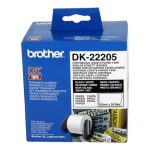 Brother White Continuous Paper Roll 62mmX30.48m