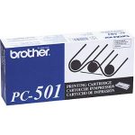 Brother 1 Print Cartridge + 1 Roll – To Suit Fax- 827/827s/837mc/837mcs/878 (PC-501)