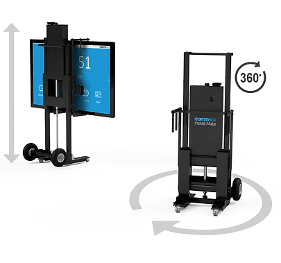 COMMBOX (CBMATE) INSTALL TROLLEY,BATTERY OPERATED,WIRED REMOTE CONTROL,LIFT CAPACITY 200KG - Image 2