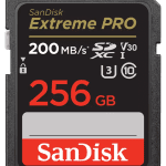 SanDisk 256GB Extreme PRO Memory Card 200MB/s Full HD & 4K UHD Class 30 Speed Shock Proof Temperature Proof Water Proof X-ray Proof Digital Camera