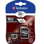 Verbatim Micro SDHC 16GB (Class 10) with