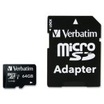 Micro SDXC 64GB (Cls 10 UHS-I) w adaptr
