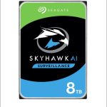 Seagate Skyhawk Surveillance Ai Internal 3.5″ Sata Drive, 8tb, 6gb/s, 7200rpm (ST8000VE001)