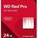 Western Digital Wdred Pro Nas Hard Drive – 24tb 3.5′ 287mb/s 7200 Rpm 512mb Sata Hd 5yrs Warranty (WD240KFGX)