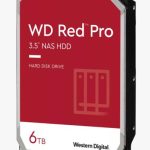 Western Digital Wd Red Pro 6tb 3.5′ Nas Hdd Sata3 7200rpm 256mb Cache 24×7 300tbw ~24-bays Nasware 3.0 Cmr Tech (WD6005FFBX)
