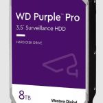 Western Digital WD Purple Pro 8TB 3.5' Surveillance HDD 7200RPM 256MB SATA3 245MB/s 550TBW 24x7 64 Cameras AV NVR DVR 2.5mil MTBF