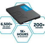 Micron Crucial Bx500 4tb Sata 2.5-inch Ssd – Read Up To 540mb/s, Write Up To 500mb/s [3yr Wty] [] (CT4000BX500SSD1)