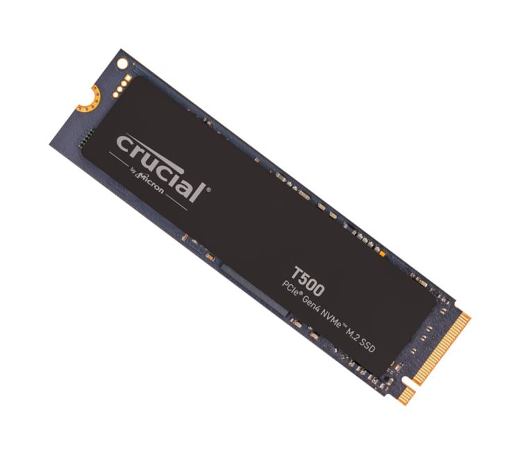 Crucial T500 500GB Gen4 NVMe SSD - 7200/5700 MB/s R/W 300TBW 1390K IOPs 1.5M hrs MTTF Acronis True Image Creative Cloud for PS5 - Image 2