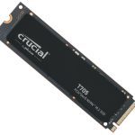 Crucial T705 2TB Gen5 NVMe SSD - 14500/12700 MB/s R/W 1200TBW 1550K IOPs 1.5M hrs MTTF DirectStorage for Intel 14th Gen & AMD Ryzen 7000