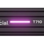 Crucial T710 4tb Pcie Gen5 Nvme 2280 Ssd W Heatsink – 14500/13800 Mb/s R/w 2400tbw 2.3m Iops 1.5m Hrs Mttf With Directstorage For Intel & Amd 5yrs (CT4000T710SSD5)