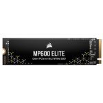 Corsair MP600 ELITE 2TB PCIe Gen4 x4 NVMe 1.4 M.2 SSD, M.2 2280, PCIe 4.0, 7000 MB/s read, 6500 MB/s write, 3D TLC NAND, Windows/Mac compatible