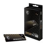 MSI SPATIUM M470 PRO PCIe 4.0 NVMe M.2 1TB SSD, Sequential Read up to 6000MB/s, Sequential Write up to 5000MB/s, 640 TBW, 5 Year Warranty FOR CC