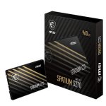 MSI SPATIUM S270 SATA 2.5' 960GB, PHISON S11, 3D NAND, SATA III 6Gbps, Sequential Read up to 500MB/s, Sequential Write up to 450MB/s, 250 TBW, 5Y WTY
