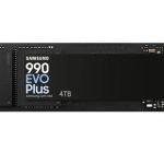 Samsung 990 EVO Plus 4TB PCIe Gen5 NVMe SSD 7250MB/s 6300MB/s R/W 1050K/1400K IOPS 2400TBW 1.5M hrs V-NAND TLC AES 256-bit Encryption 5yr wty
