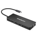 Simplecom CHN613 USB-C 13-in-1 Multiport Docking Station Dual HDMI + VGA Triple Display USB 3.2 Gen 2 10Gbps