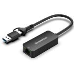 Simplecom NU405C SuperSpeed USB-C and USB-A to 2.5G Ethernet Network Adapter 2.5Gbps LAN