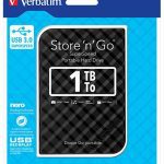 STORE 'N' GO USB 3.0 HARD DRIVE 1TB BLAC