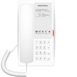Fanvil H4 Hotel Ip Phone, White, Cost-effective Hotel Ip Phone, Hd Voice, 0/100mbps Ethernet, And Poe, 5 Programmable Soft Keys (H4-W)