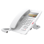 Fanvil H5 Hotel / Office Enterprise IP Phone - 3.5' Colour Screen, 1 Line, 6 x Programmable Buttons, Dual 10/100 NIC, POE, 2 Years Warranty- White