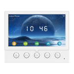 Fanvil Indoor Sip Station, 4 Sip Lines, 5 Buttons, Poe, 7′ Colour Screen, Linux, Onvif, 2yr Warranty (I52W)