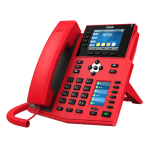 Fanvil X5U-RED High End Enterprise IP Phone - 3.5' Colour Screen, 16 Lines, 40 x DSS Buttons, Dual Gigabit NIC,Bluetooth - 2 Years Warranty - RED