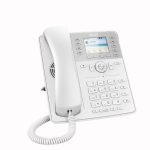 Snom D735 Sip Desk Telephone, L 2.7 Inch Tft Display, 32 Self-labeling Function Keys (8 Physical), White (D735 White)