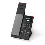Snom – Analogue Cordless Guest Room Phone, Antibacterial Housing, Customisable Faceplate, Hac‑compatible Audio, Gdpr‑compliant Design (HD351A)