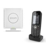 Snom Bundle Of Snom M400 & M30, Poe, Large Colour Display, Crystal‑clear Hd Audio, Up To 22 Hours O Upto 20 Handsets, Upto 10 Parallel Calls (M430 UK)