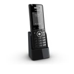 SNOM M65 Professional DECT Handset, Wideband HD Audio Quality Corded (LS), Advanced Voice Quality,  6 Polyphonic Ringtones