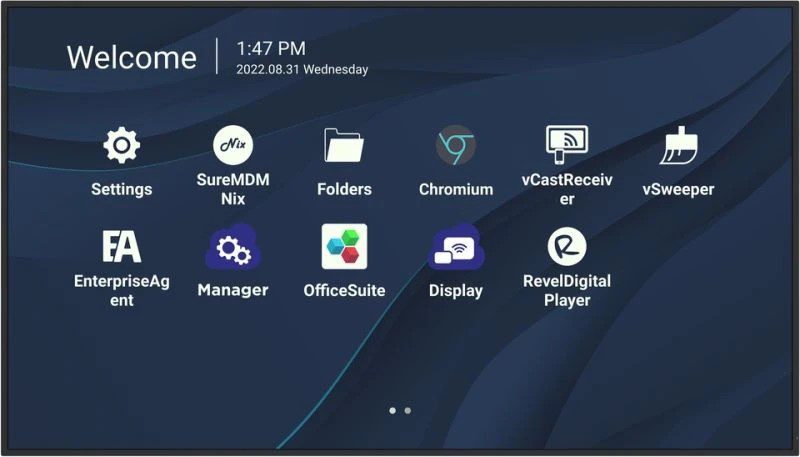 ViewSonic CDE5530 55 4K Presentation Display USB-C Cable 65W Remote Management ProAV