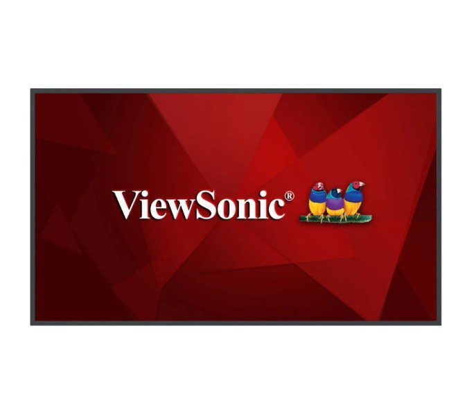 ViewSonic CN7501-1C 75 4K Ultra HD Presentation Display USB-C Port Intuitive Signage Player Brightness